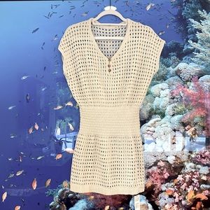 V-Neck Coverup Dress